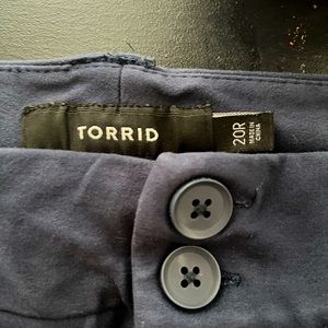Blue Torrid dress pants. Size 20.